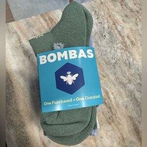 NWT Bombas Youth Garden Party Calf Sock 4-Pack
